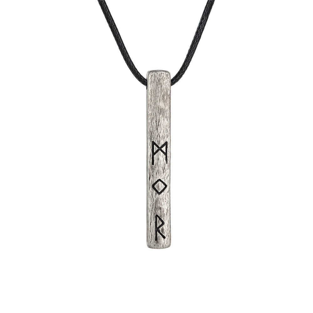 PENDRA Rune Norse Pendant Necklace
