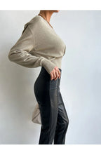 PU Autumn Winter Leather Pencil Pant Women Bodycon Fashion Office High Waist Ladies Trousers Casual Woman Pants