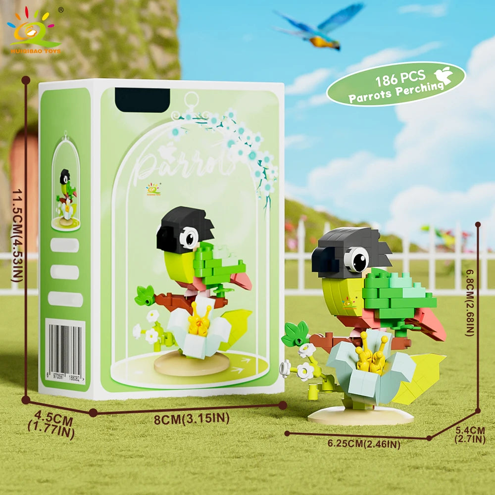 PENDRA Parrot Bird Micro Building Set