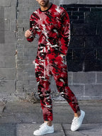 PENDRA Graffiti Long-Sleeve Pajama Loungewear Set