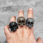 PENDRA Skull Boyfriend Biker Steel Ring