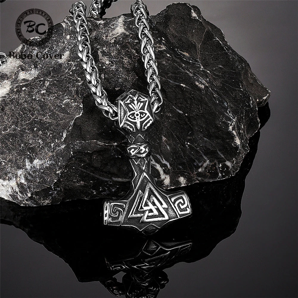 PENDRA Rune Hammer Necklace