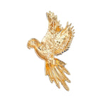 PENDRA Flying Parrot Rhinestone Brooch
