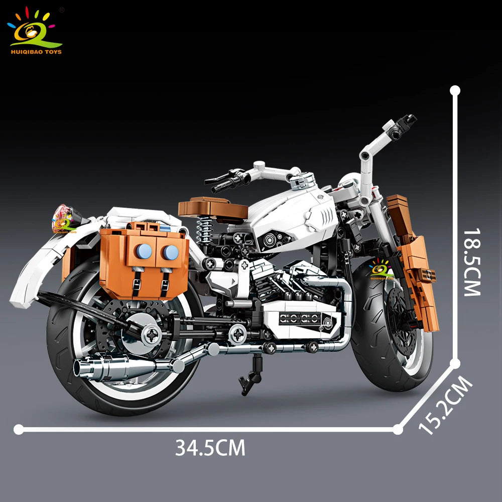 PENDRA Technial Motorbike Moto Toy Set