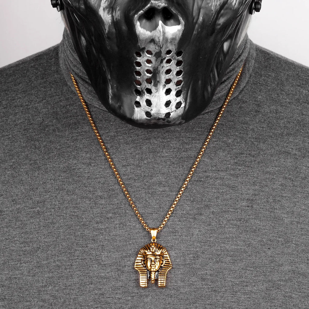 PENDRA Egypt Pharaoh Boyfriend Steel Necklace