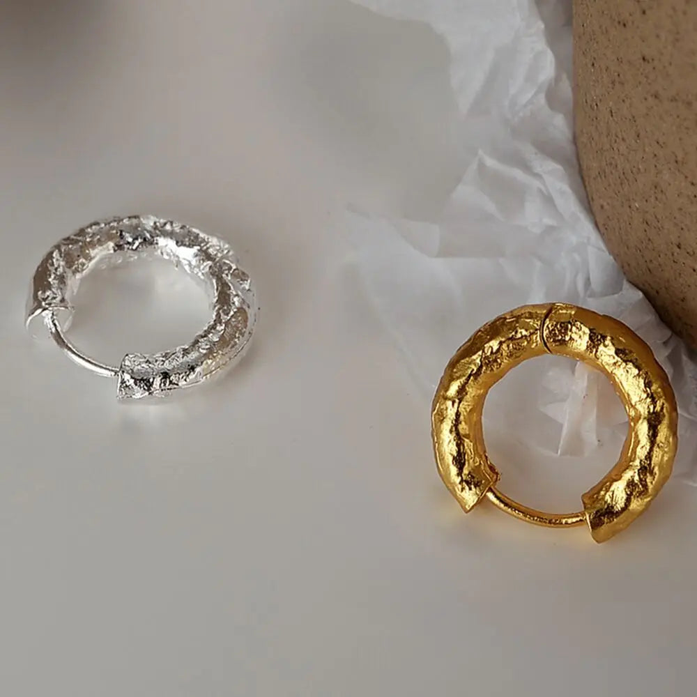 PENDRA Hoop Sterling Silver 4 Earrings