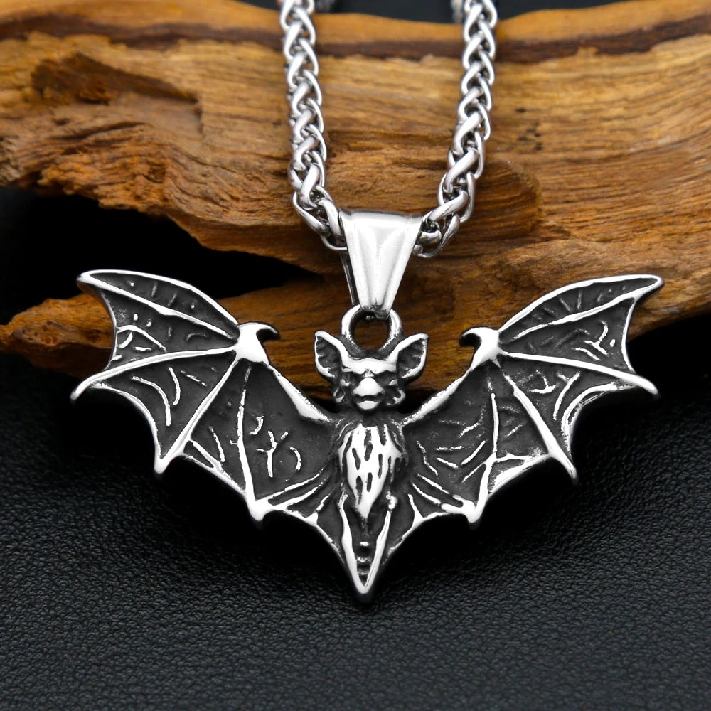 PENDRA Batwing Gothic Stainless Steel Pendant