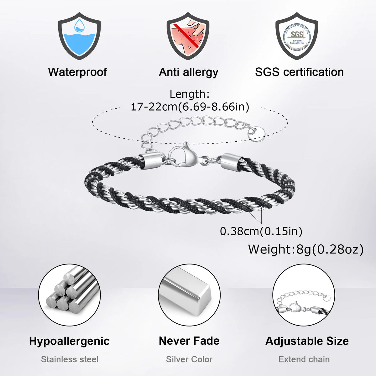 PENDRA Twisted Rope Two Bracelet