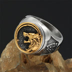 PENDRA Wolf Gold Ring