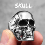 PENDRA Punk Gothic Skull Ring