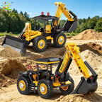 PENDRA Engineering Vehicle Excavator Building Set