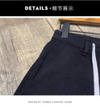 PENDRA Denim Distressed Harem Pants