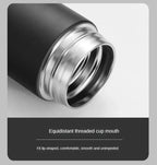 500ML High-Quality 304 Stainless Steel Smart Thermos Insulated Tea and Water Separation Cup for Men Women Best Christmas Gift