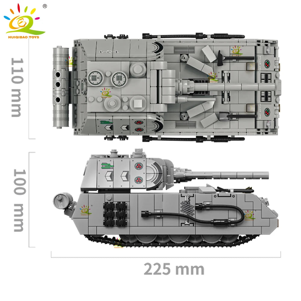 PENDRA Military Tank Army Building Set