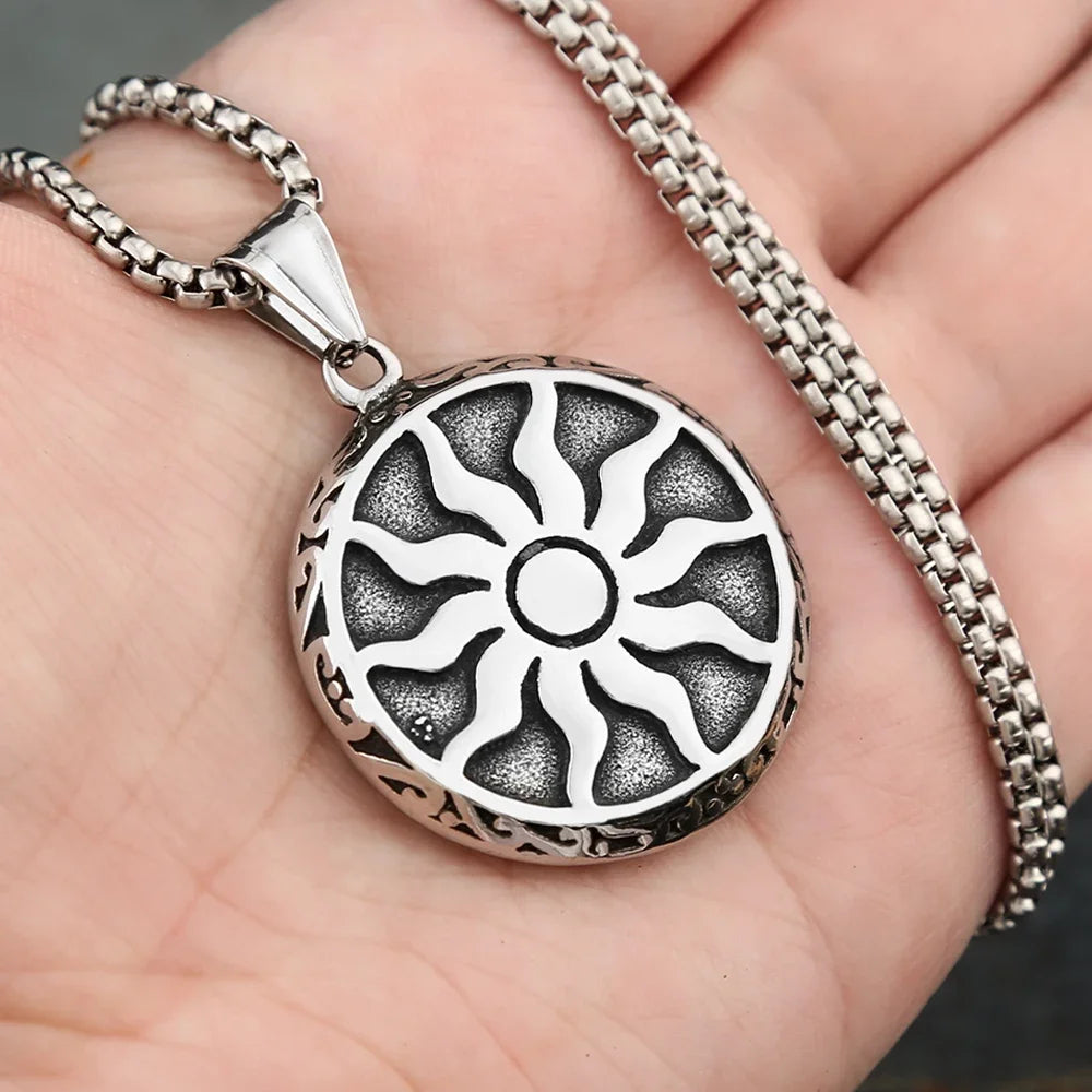 PENDRA Apollo Sun God Pendant Necklace
