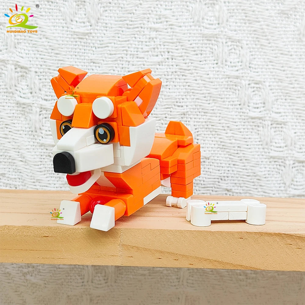 PENDRA Dog Amimal Micro Building Set