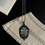 PENDRA Dragonfly Vintage Yellow Dragonfly Pendant