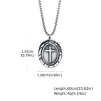PENDRA Cross Plain Pendant Necklace