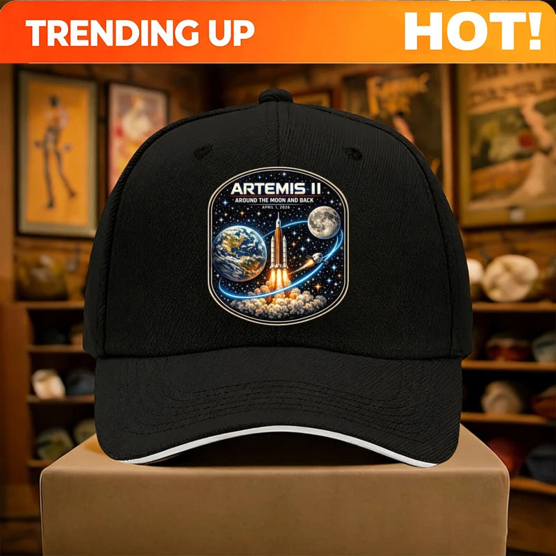 PENDRA Artemis Ii Rocket Baseball Cap