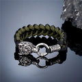PENDRA Wolf Rune Steel Bracelet