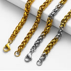 PENDRA Keelchain Minimalist 3mm Stainless Steel Chain Necklace