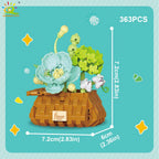PENDRA Pot Rose Micro Building Set