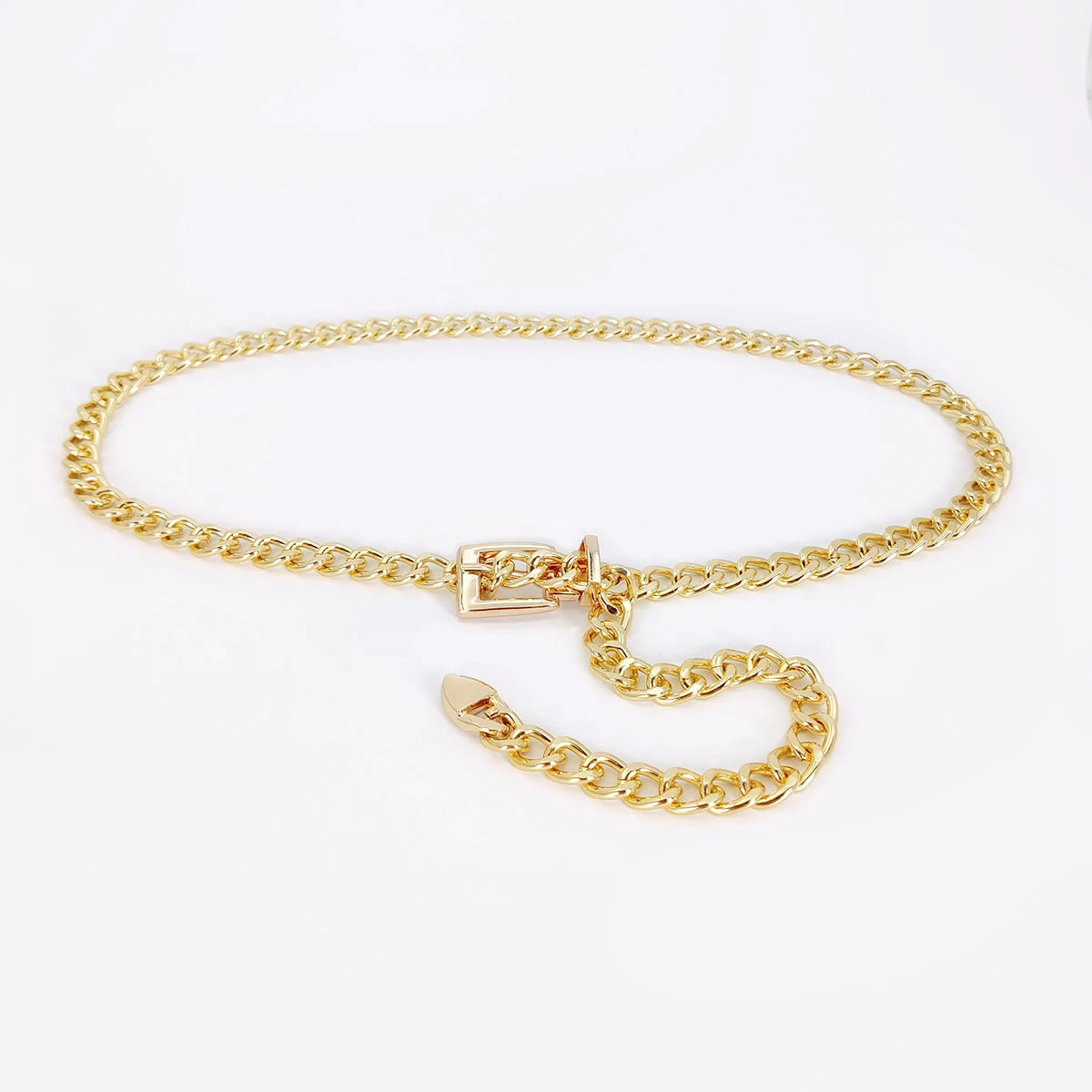 Metal Chain Belts Elegant Women Waistband Long Tassel Waist Chain Dress Jeans Belts Lady Waistband Punk Body Waist Chain Gothic