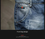 PENDRA Washed Distressed Ripped Pants