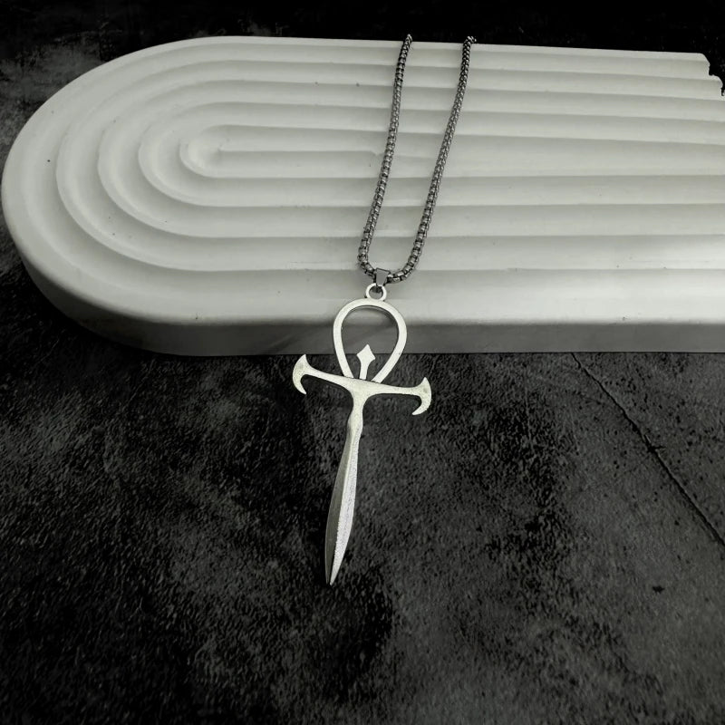 PENDRA Crosssword Gothic Cross Sword Pendant
