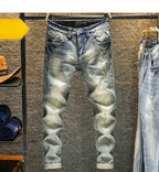 PENDRA Elastic Old Slim Pants