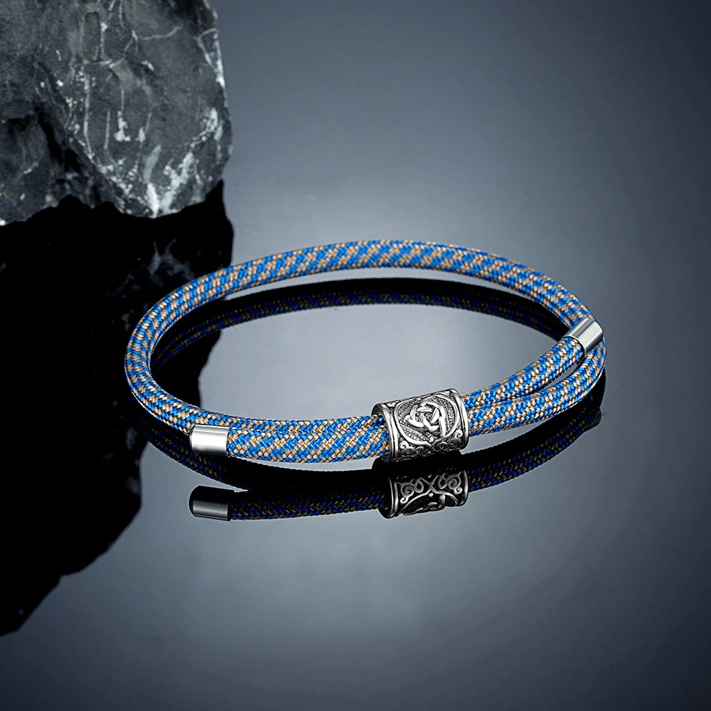 PENDRA Rune Adjustable Steel Bracelet
