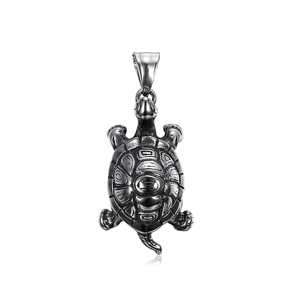 PENDRA Turtlenova Stainless Steel Turtle Necklace