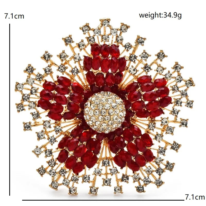 PENDRA Florielle34 Floral Brooch