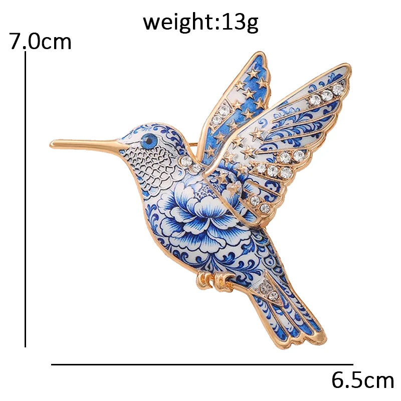 PENDRA Porcelain Animal Collection Brooch