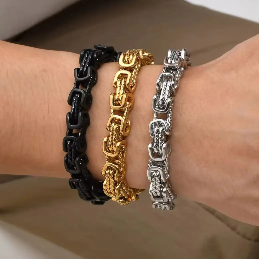 PENDRA Chunky Byzantine Bracelet