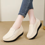 PENDRA Leather Sports Platform Shoes