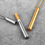 PENDRA Last Cigarette Case Steel Necklace