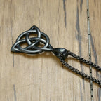 PENDRA Triquetra Knot Irish Pendant Necklace