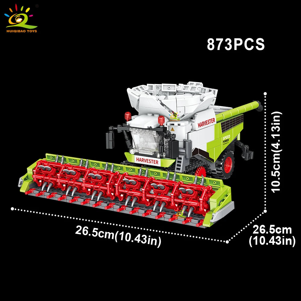 PENDRA Farmer Tractor Cultivator Building Set