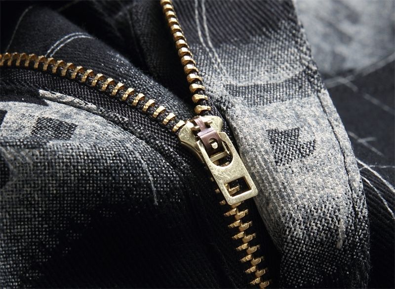 PENDRA Denim Printed Pants