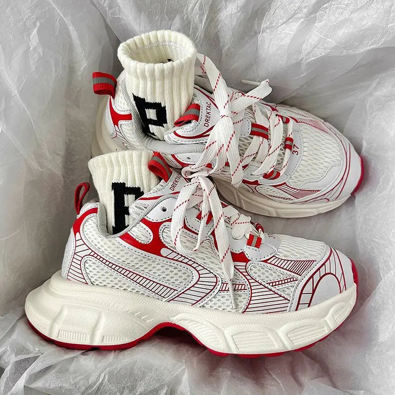 PENDRA Goddess Lightning Thick Sneakers