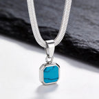PENDRA Cuban Stone Chain Necklace