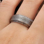 PENDRA Runeband Simple Viking Rune Ring