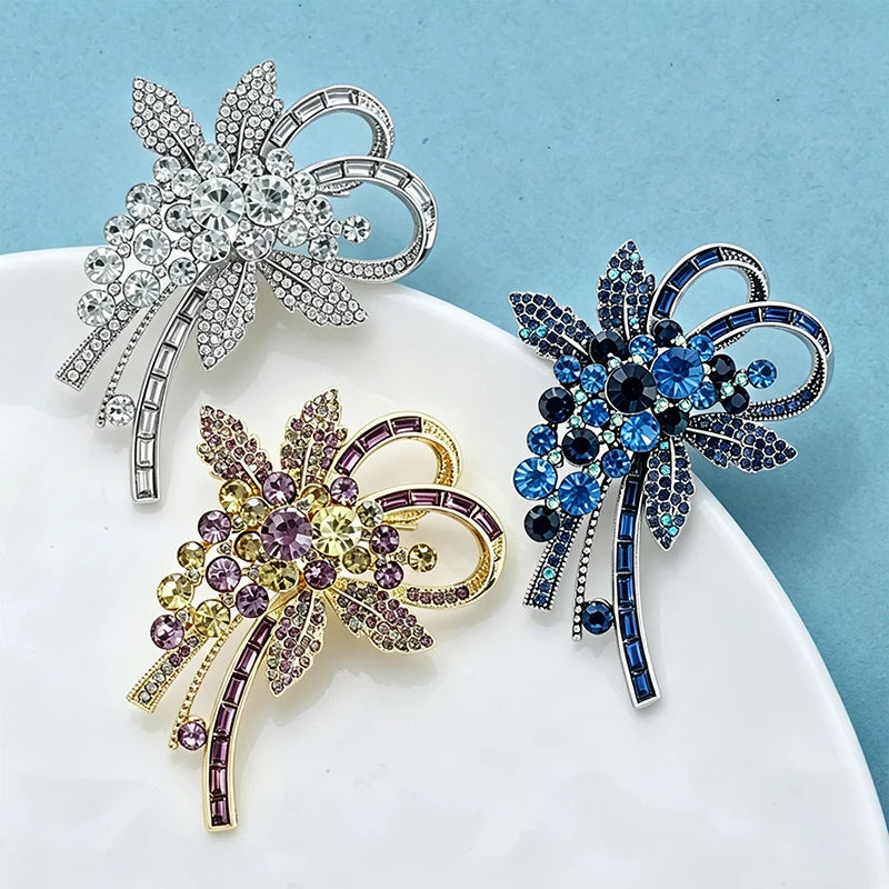 PENDRA Floravie Elegant Flower Brooch
