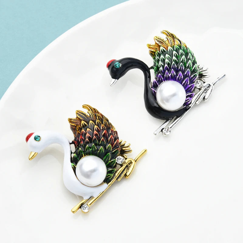 PENDRA Gardenia Floral & Animal Brooch Collection