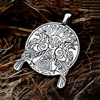 PENDRA Ravenodin Viking Double Ravens Pendant Necklace