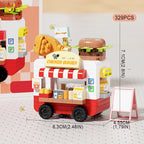 PENDRA Cute Food Micro Building Set