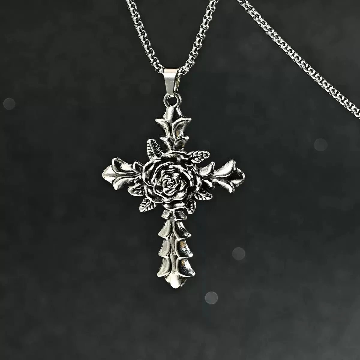 PENDRA Crossshine Gold and Silver Cross Pendant Necklace