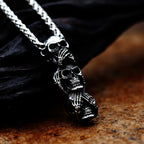 PENDRA Skullgoth Gothic Skull Pendant Necklace