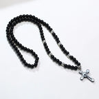PENDRA Cross Rosary Rosary Necklace
